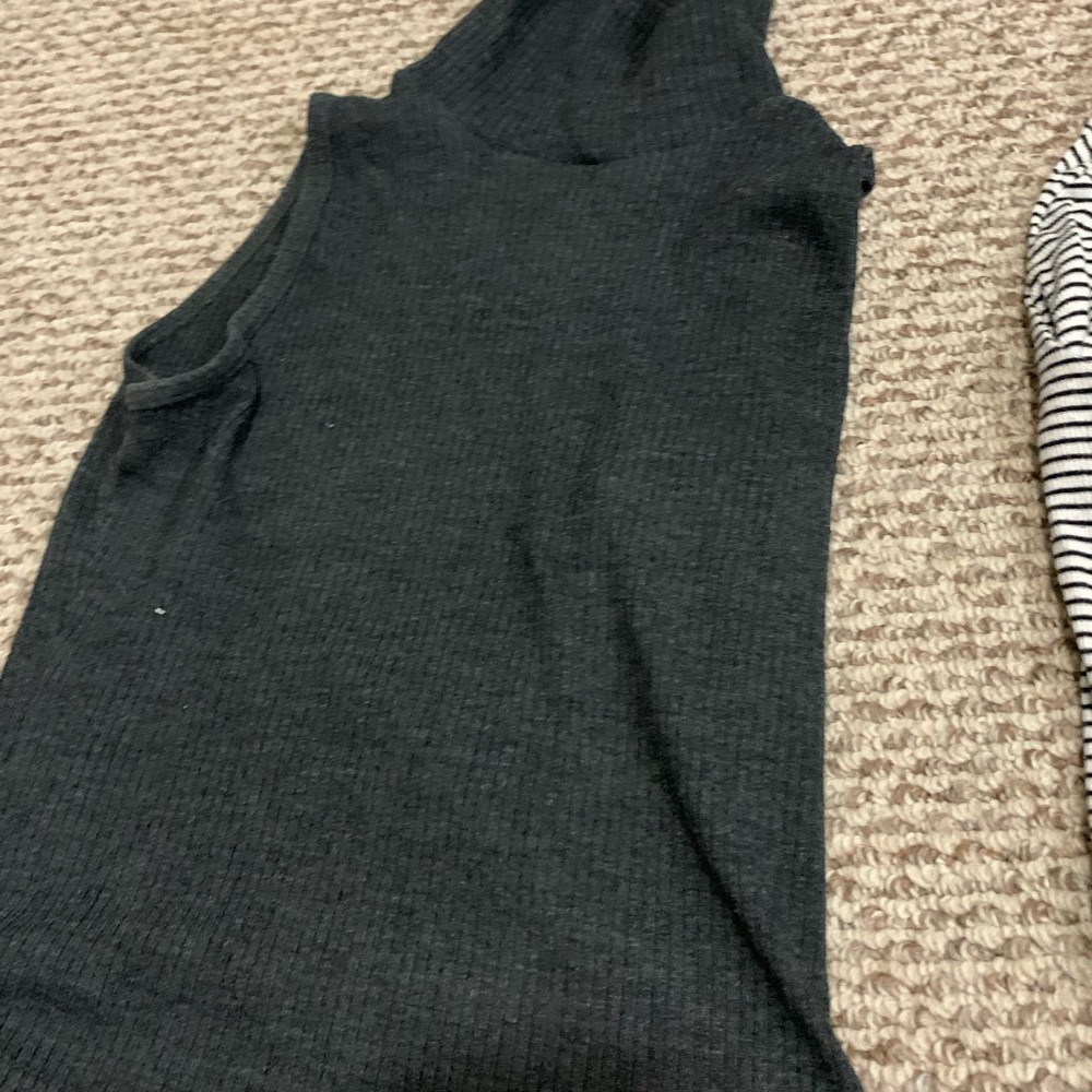Grey turtleneck